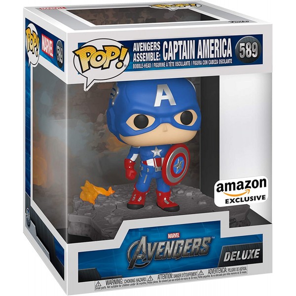 Funko POP! Deluxe: Avengers - Captain America (Assemble)