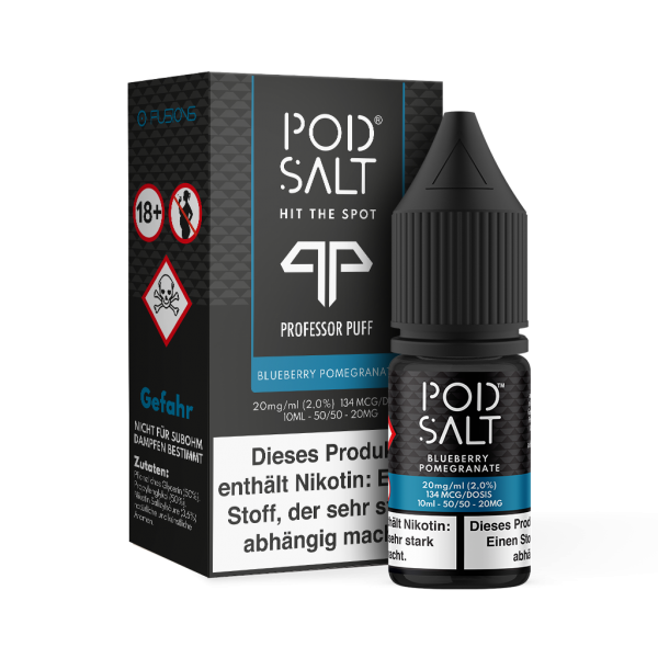 Pod Salt - Fusion - Blueberry Pomegranate 10ml Nikotinsalz Liquid 20mg