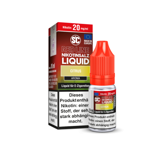 SC - Red Line - Citrus 10ml / 20mg Nikotinsalzliquid