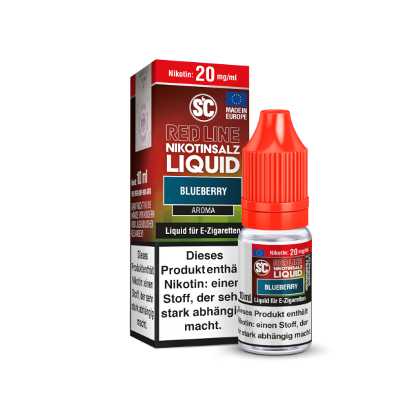 SC - Red Line - Blueberry 10ml / 10mg Nikotinsalzliquid