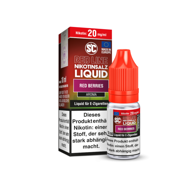 SC - Red Line - Red Berries 10ml / 10mg Nikotinsalzliquid