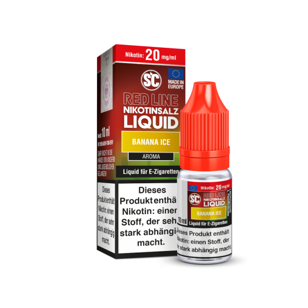 SC - Red Line - Banana Ice 10ml / 10mg Nikotinsalzliquid