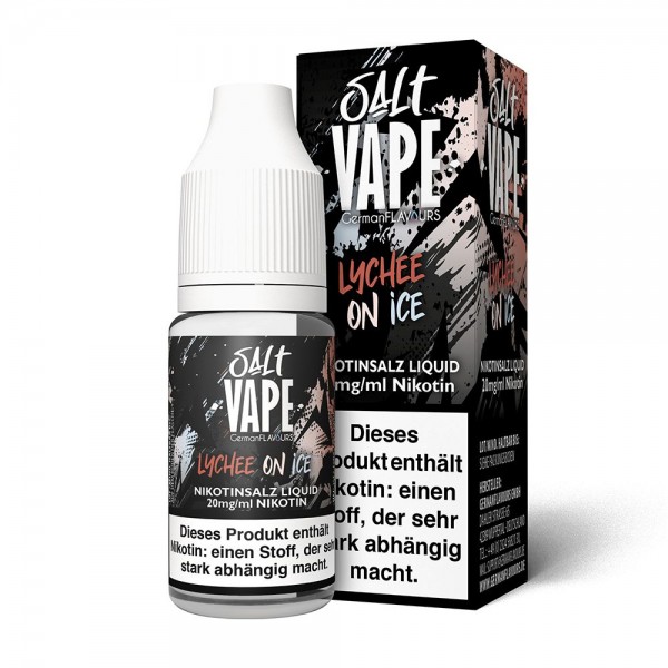 Salt Vape - Lychee on Ice - 10ml 20mg Nikotinsalz Liquid