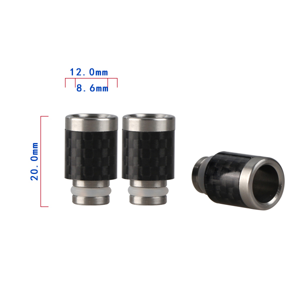 Drip Tip Carbon + SS 510er